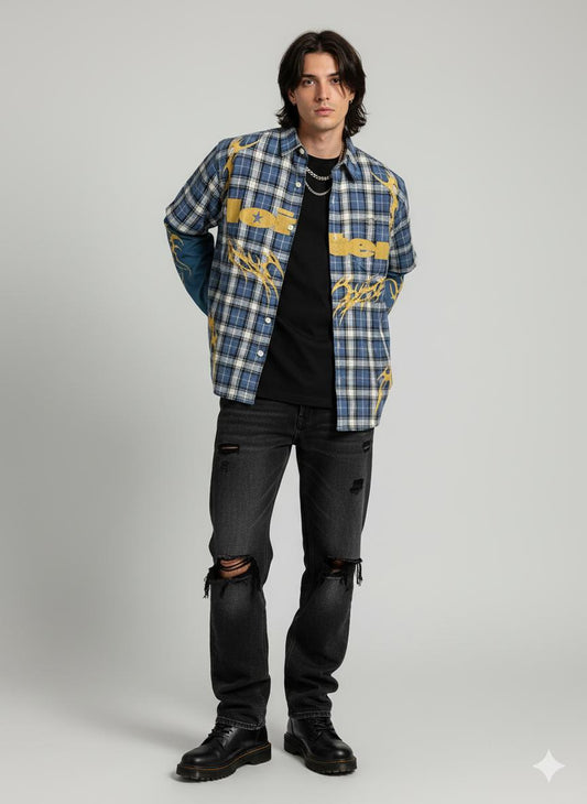 Docter sleev down sholder shirt