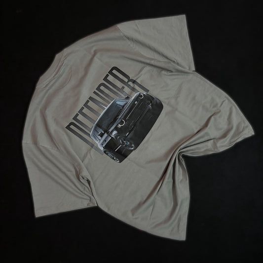 Drop shoulder with back print t-shirt