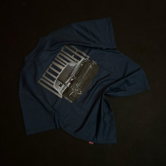 Drop shoulder with back print