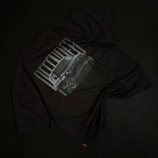 Drop shoulder with back print t-shirt