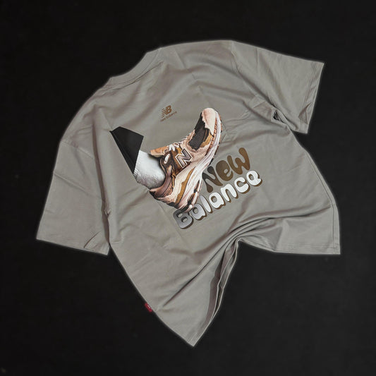 Drop shoulder with back print t-shirt